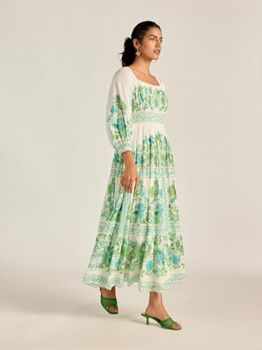 Label RITU KUMAR White Loren Long Dress