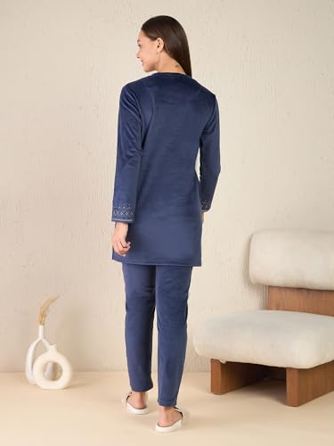 Sweet Dreams Women Solid Pyjama Set