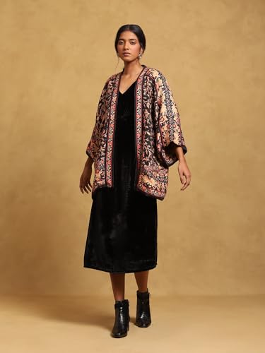 Ritu Kumar Black Wool Shrug