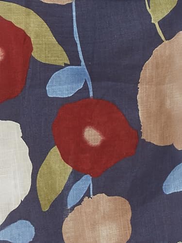 Max Women Printed Midi Dress(Blue_S)