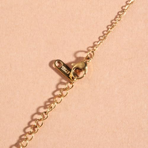 PALMONAS Golden Nest Pearl Necklace for Women - Waterproof & Anti-Tarnish Jewellery, Gift For Girls & Women