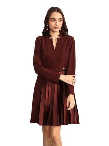 Kazo Women's Atwood Mini Dress (Wine XL)