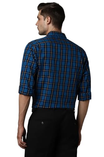 Allen Solly Men's Slim Fit Shirt (Blue)