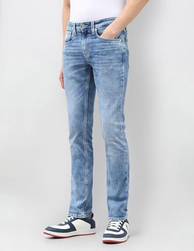 U.S. Polo Assn. Denim Co. Men's Regallo Skinny Fit Blue Jeans (UDJEN1955_Light Blue_40)