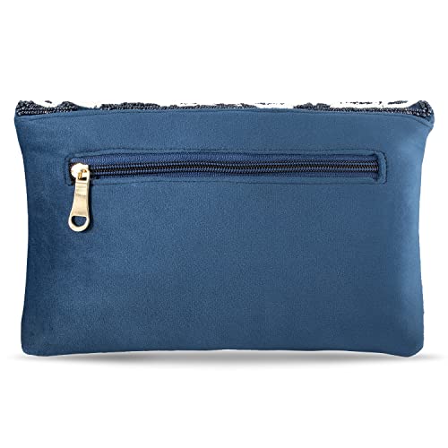 Peora Clutch Purses for Women Wedding Handmade Evening Handbags Party Bridal Clutch (C34B)