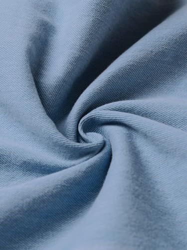 The Souled Store Pull-On Denim: Rosette Women and Girls Drawstring Waist Light Blue Washed Cotton Denim Wide Fit Breathable Side Slits Lightweight Comfortable All-Season Everyday Denim Jeans