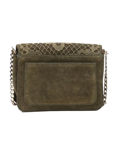 Label RITU KUMAR Olive Scallop Lace Sling bag