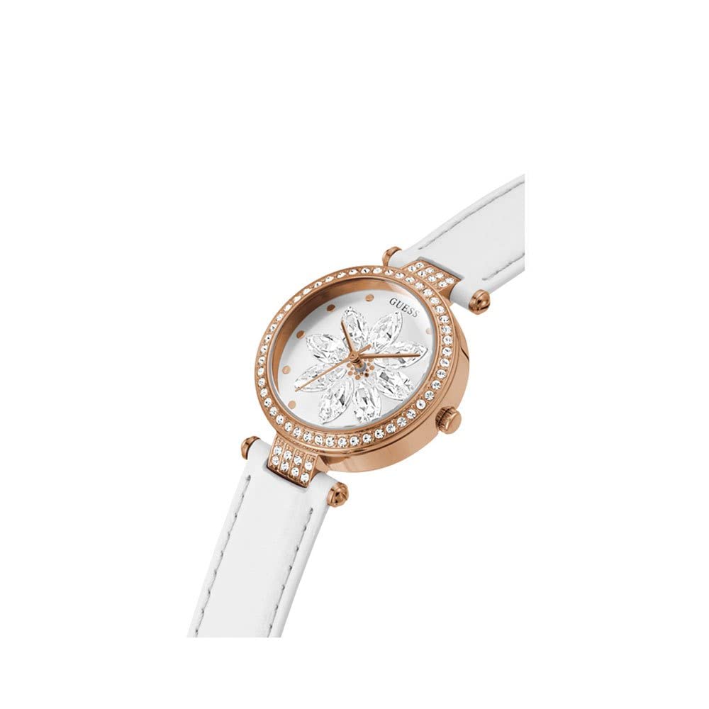 Guess Analog White Dial Women's Watch-GW0382L3