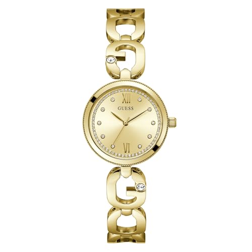 GUESS Analog Gold Dial Women's Watch-GW0759L2