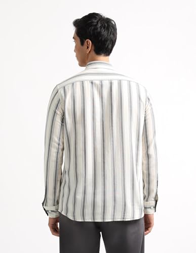 Arrow Sport Beige Casual Shirt_ASAEOSH2034_44