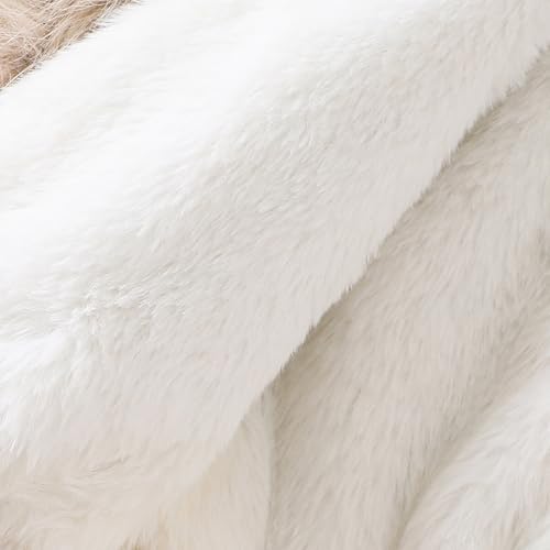 Hopscotch Girls Full Sleeves Brown Animal Applique Fur Jacket For Ages(18-24 Months)