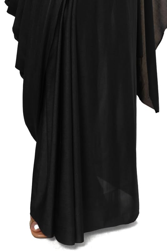 Soch Womens Black Embellished Nylon Blend Ready-To-Wear Saree With Belt