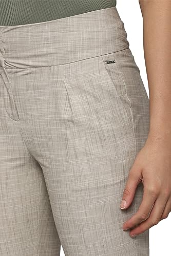 Allen Solly Women's Regular Pants (AHTPWRGFW26196_Beige