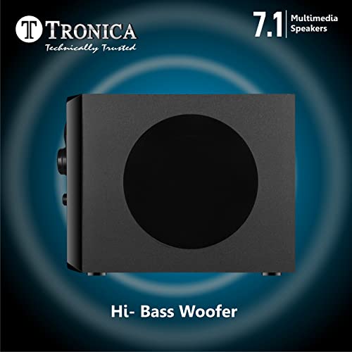 TRONICA PS07 Premium Series 7.1 Digital 60W Bluetooth Home Theater System PenDrive FM Aux TV Compatible with All Function Remote