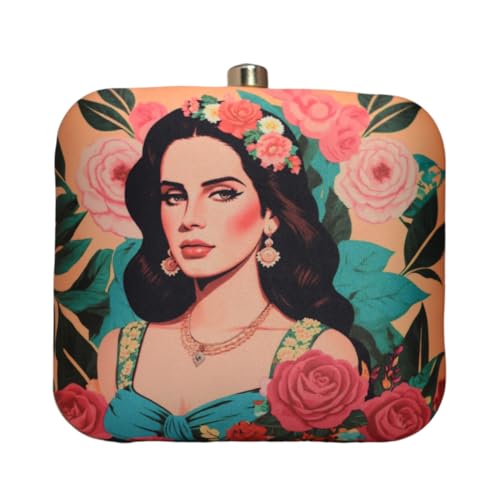 Artklim Lana Del Ray Printed Clutch