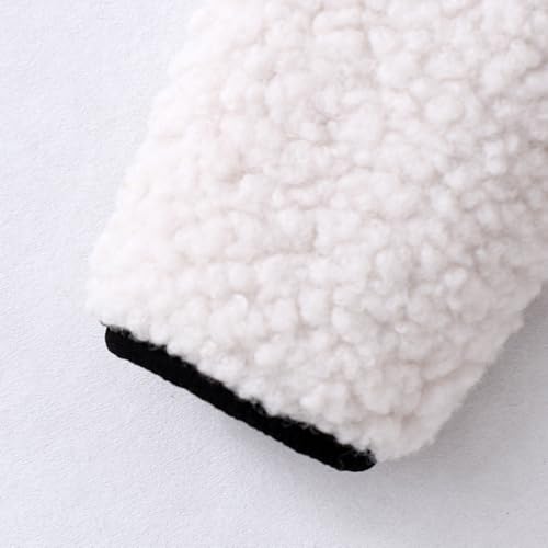 Hopscotch Girls White Full Sleeves Floral Applique Fleece Jacket For Age (6-7 Years)