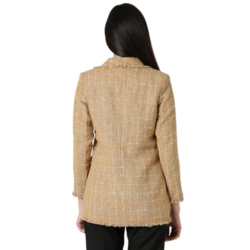 Van Heusen Women's A-Line Coat (VWJKFRGFS71921_Yellow