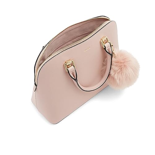 ALDO womens Galilini ALDO Women's Galilini Dome Satchel Handbag, Light Pink, M, Minimal