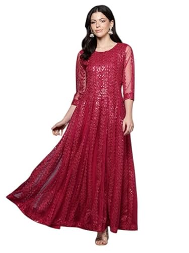 Ahalyaa Womens Printed Ethnic Dress