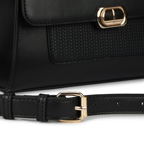 Fastrack ModLock Satchel | Women’s Faux-Leather Satchel | Dual Carry Options, Spacious Main Compartment & Quilted Front Pocket