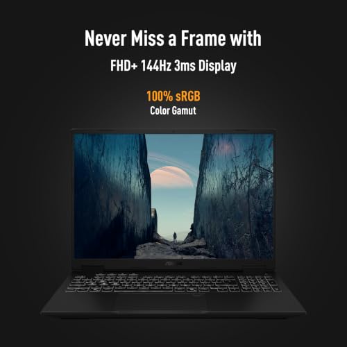 ASUS TUF 16 (2026),14th Gen,Intel Core i7 14650HX,RTX 5060-8GB,16GB RAM (Upgradeable),512GB SSD,FHD+,16"(40 cm),Win 11,M365 Basic(1Y),Office 2024,Off Black,2.2 Kg,FX610JM-TU105WS,Gaming Laptop