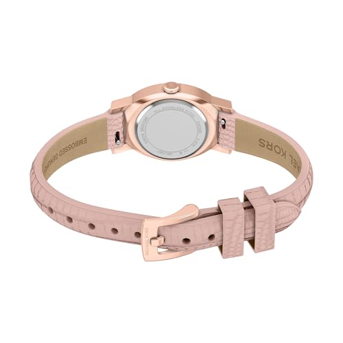 Michael Kors Maude Pink Quartz Leather Watch MK7587