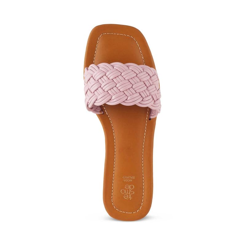 tresmode 231-ROYZA PINK SMART CASUAL FLATS EU/40 UK/7