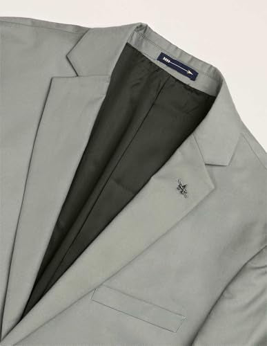 Arrow Men's Polyester Business Suit Pants Set (ARAISU5605_Medium Green