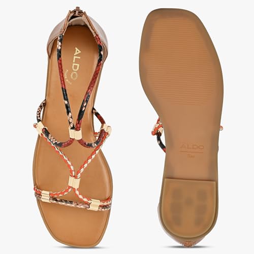 Aldo Oceriwenflex Women's Orange Flat Sandals