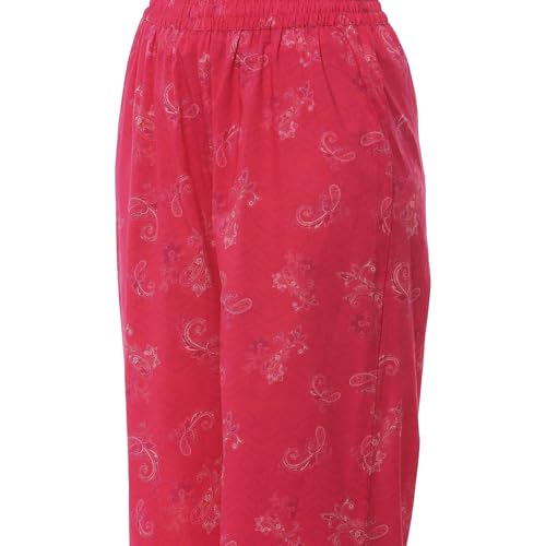 Biba Women's Cotton Kurta Set (SKDPAPSN10685SS25PNK_Pink