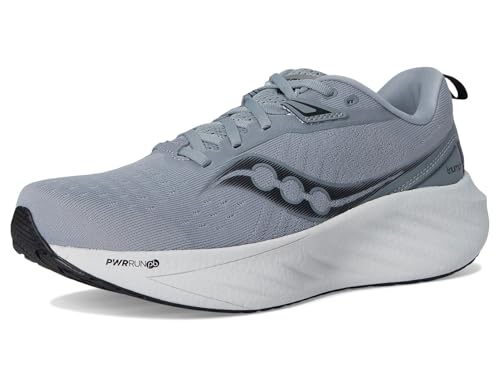 Saucony Men Triumph 22, Flint/Black, 8.5