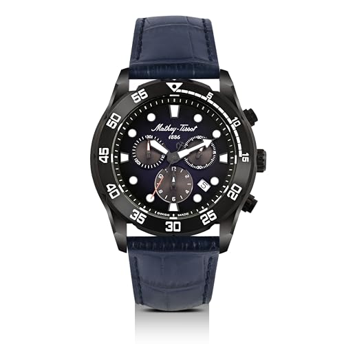 Mathey-Tissot Swiss Made Bolton II Quatrz Multicolor Dial Analog Watch for Men - H121CHLNB