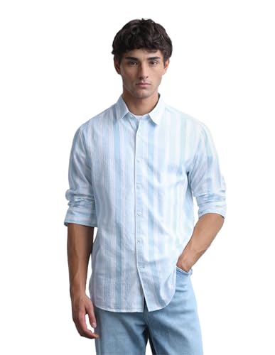 Vertical Striped Slim Fit Shirt