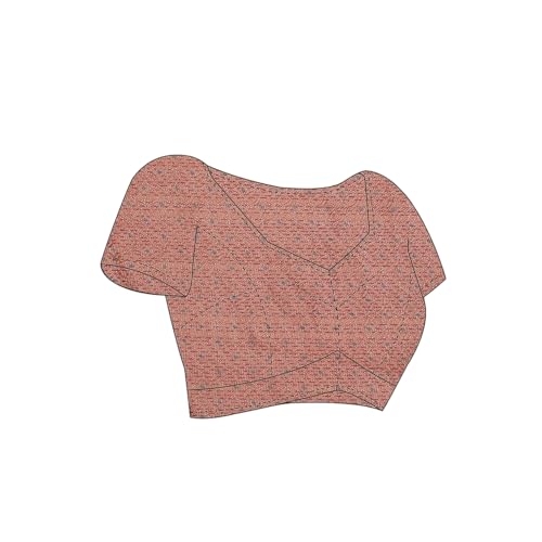 Kalyan Silks Women's Wood Red Tusser Silk Saree With Zary Border With Full Off Zary Work Blouse