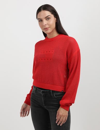 Tommy Hilfiger Womens Red Color Sweater M