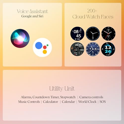 boAt Enigma Radiant Luxury Watch for Man w/1.43"(3.63 cm) AMOLED Display, AOD, Premium Metal Build, Round Dial, 200+Watch Faces, Upto 7 Days Battery Life, Fitness smartwatch for Men (Active Black)