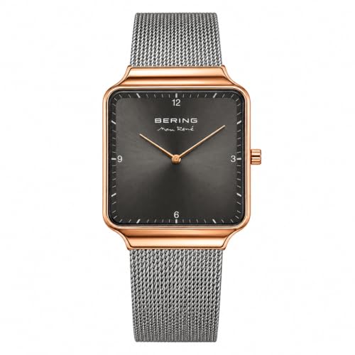 BERING Square Analog Grey Dial Women Watch - 15832-369-I