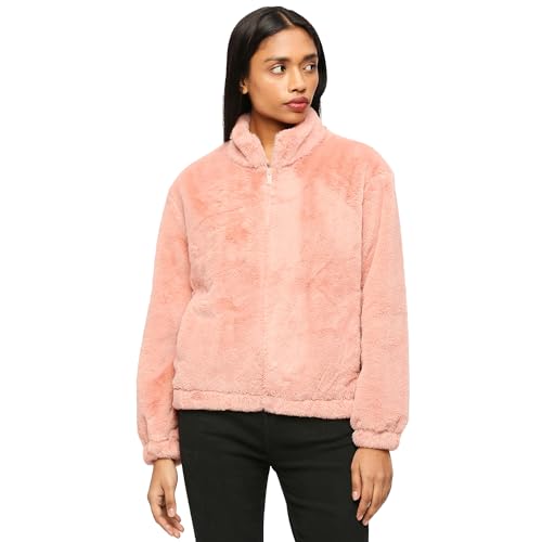 Pepe Jeans Women's A-Line Coat (PL402355_Powder Pink