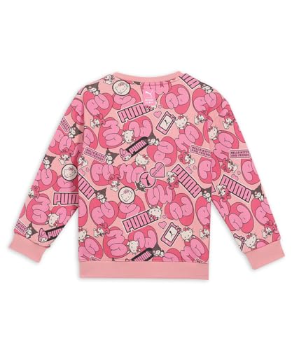 Puma Girls X HK&FR AOP Crew Pinkscape Print, 5-6Y (63239227)