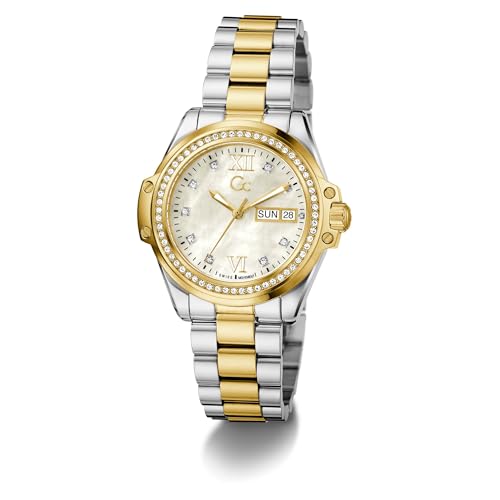 GC Champagne Round Dial Analog Women's Watch - Z53002L6