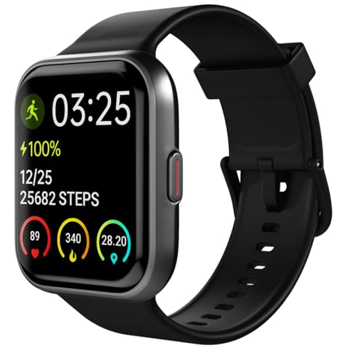 Spade & Co Health Smartwatch 3 - Health, Fitness & Activity Tracker with 10+ Day Battery Life, Alexa Built-in, Bluetooth Call, Sleep Monitor, Waterproof for iPhone & Android, Men & Women
