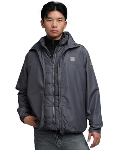 Puma | Wardrobe Essentials Men's 2-In-1 Hooded Jacket | Dusky Gray | XL