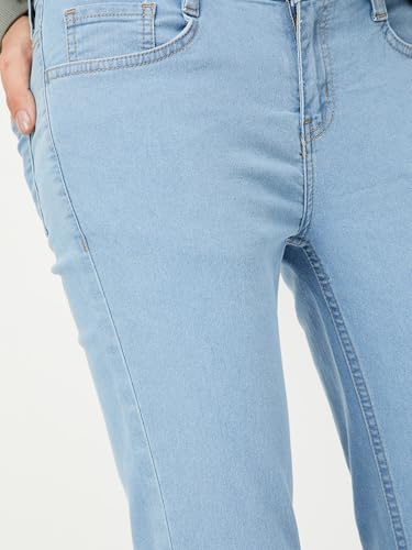 Max Women's Regular Jeans (NOOSN2PF2EPP_Light Blue