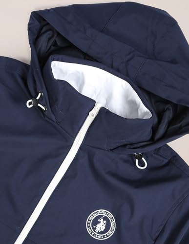 U.S. POLO ASSN. Men's Trench Coat (USJCK0239_Navy_2XL)