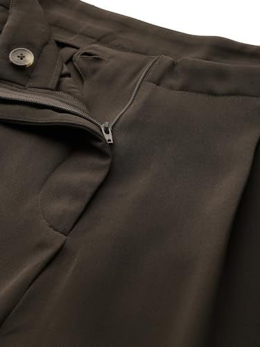 Label RITU KUMAR Solid Full Length Pant Olive
