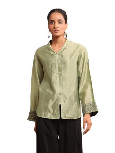 Ritu Kumar Green Solid Shirt