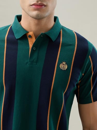 Raymond Green Stripe Pattern Men T-Shirt