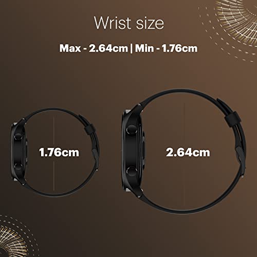 Noise Twist Round dial Smart Watch with Bluetooth Calling, 1.38" TFT Display, up-to 7 Days Battery, 100+ Watch Faces, IP68, Heart Rate Monitor, Sleep Tracking (Jet Black)