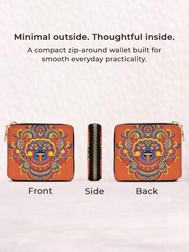 Kalankit Rakhi Gift Hamper for Sister, Wallet for Woman | Compact Pocket Small Purse for Women, Mini Bi-Fold Card Holder, Women's Wallet | Cute Money Purse for Girls | Rakhi Gifts for Sister