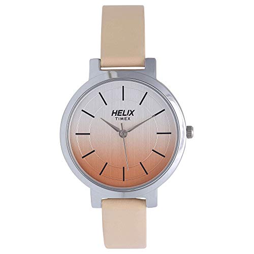 Helix Analog Beige Dial Women's Watch-TW041HL00